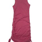 Garage  Pink Side Scrunch Body con tank top mini dress // size small Photo 2