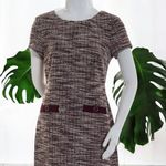 Connected Apparel Stretch Tweed Welt-Pocket-Detail Dress - 4 Photo 2