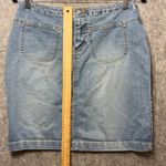 Vintage Y2K RivetEd By Lee Denim Skirt Pockets Stretch Casual Blue Jean Skirt 4 Photo 3
