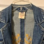 Faded Glory  Embroidered Floral Jean Jacket Photo 2