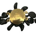 Vintage Estate West Germany Black Beaded Crocker Necklace & Earrings Jewelry Set Photo 5