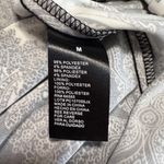 Perceptions New York Women's Black White Paisley Sleeveless Midi Dress Size M Photo 4