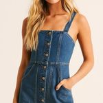 Abercrombie & Fitch  Blue Denim Button Front Mini Dress XS Photo 0