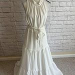 Anne Klein Ann Klein Women’s NWT Crinkled Tiered Belted Summer Party Maxi Dress Size 6 Photo 0