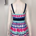 Vineyard Vines Carolina Stripe Maxi Dress Colorful Pattern V Neckline Size 6 D7 Photo 9