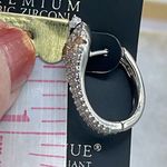 NWT Crystal Avenue silver pave’ CZ snake head earrings Photo 5