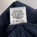 Dual Nature New  Halter Cutout Long Sleeve Dress Ribbed Knit Mini Navy Blue Photo 12