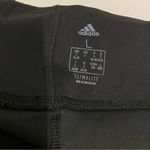 Adidas  Black White 3 Stripe Tight Legging Climalite Size L NEW Photo 3