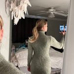 Forever 21 Green fuzzy long sleeve dress Photo 3