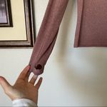 Nike  Dri-Fit Long Sleeve Maroon/Pink Ombré Active Top Thumb Holes Size Medium Photo 5