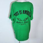 Robin's Jean Green Graphic Tee with Sparkly Skull Design NWT Size XL Green Tee Photo 1