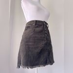 Indigo Rein Dark Brown Corduroy Mini Skirt Photo 1
