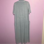 Poetry Shawl Collar Maxi Dress Women Size 12 Sustainable Minimalist Quiet Luxury Photo 7