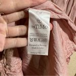 byTiMo pink red embroidered long sleeve Broderie Anglaise Dress Photo 9