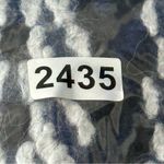 Anthropologie Sleeping on Snow Women’s One Size Blue White Poncho Cape Sweater Size L Photo 9