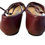 Apt. 9  Defined Comfort Womens Flats Wine Colored Strappy Dress Shoe Sz 5.5M Photo 3