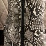 Madden Girl Snakeskin Block Heel Ankle Boots Size 7 1/2 Photo 3
