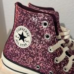 Converse New Chuck Taylor All Star High Tops Purple Glitter Women’s Size 6 NWT Photo 5