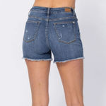 Judy Blue  floral patch distressed‎ denim jeans Photo 4