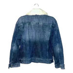 Michael Kors  Womens Faux Fur Jean Jacket, Small Photo 1