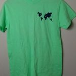 Gildan Inspirational Africa S Love More Fear Less Tee Top in Lime Photo 1
