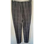 Unbranded Black and White Fitted Stretchy Checkered Leggings Size M Photo 3