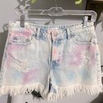 True Craft Denim Shorts Frayed Cutoofs Jean High Rise Waist New Womens 9 Photo 5