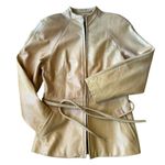 American Vintage Vintage Martani Moda Yellow Retro collarless belted Coat size medium Photo 11