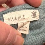 Mine Sexy Ruffled Zip Up Tank Top Size Large Blue Photo 5