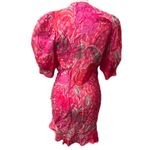 ASO Fallon Carrington Dynasty Dundas Lilly Jacquard Floral Pink Dress Very Rare Size XS Photo 4
