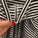 Liberty Love Black & White Striped Top Large Photo 4