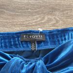 Eloquii  Women’s Twist Velvet Maxi Skirt Split Cobalt Blue 16 Photo 6
