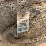 Helmut Lang Helmut gray mesh sheer long sleeve sweater v-neck asymmetric hemline size S Photo 6