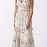 Urban Outfitters  Dress Forum Floral Tiered Midi Dress Size S. A47 Photo 0