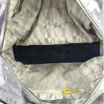 Lululemon  Urban Sanctuary Black Silver Metallic Faux Leather Duffel Bag Handbag Photo 5