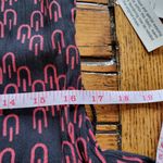 Jaclyn Smith Black and Red Print Shirt Dress Size Medium Photo 9