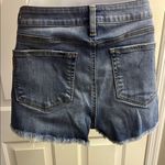 Paige Blue Jean Shorts Distressed Frayed Hem Photo 7