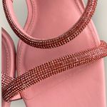 Cult Gaia | Rhinestone-Embellished 50mm Sandals | Size 36 | Pink Photo 11