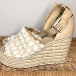 Marc Fisher LTD Adalyn Raffia Espadrille Wedge Size 11 Photo 3