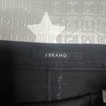 J Brand Black Coated Denim Stretch High Rise Pencil Skirt Fearless Photo 2