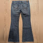 Peoples Liberation Womens 30‎ Mary Trouser Flare Jeans Dark Faded Denim Star Blue Photo 4