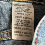 Levi Strauss Signature Stretch Bootcut Jeans Size 4 Medium Wash Blue Denim Comfy Photo 7