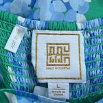 EMILY MCCARTHY daphne dress in hydrangea stripe sz L Green Size L Photo 4