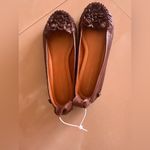 Forever 21 Women's Floral Brown Flats BCBGMASAZRIA SHOES 5.5 Photo 4