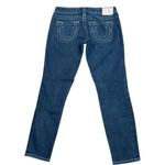 True Religion Stella Low Rise Skinny Dark Indigo Jeans Women size 26 Photo 1