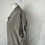 Kain Label Tan‎ Beige Silk Short Sleeve Shirtdress Size US 8 Tan Photo 6