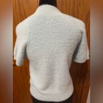 Pilcro Anthropologie  Eyelash Baby Sweater Tee in Blue size Medium Photo 7