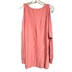 Hannah‎ Cold Shoulder Pink Sweater Size XL Photo 4