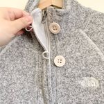 The North Face  Gray Fleece Full Zip Long Sleeves Jacket Small Photo 2