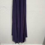 Narianna Purple Sequined Gown Womens XS Formal Bridesmaid Prom High Slit Dress Photo 4